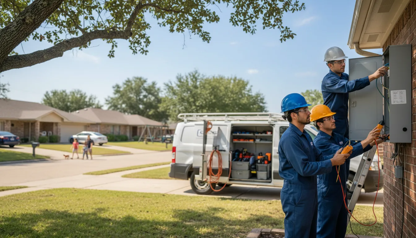 Certified electrician providing emergency electrical services in Allenhurst, GA